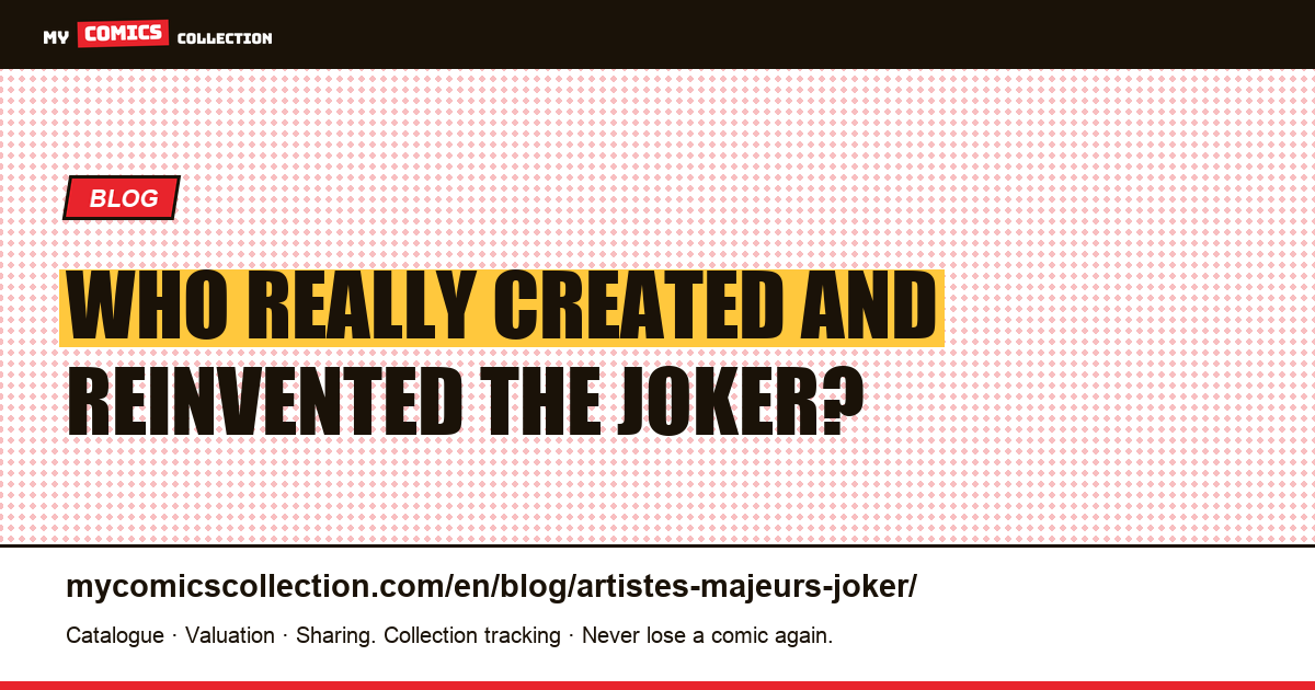 The Artists Who Defined the Joker — article illustration
