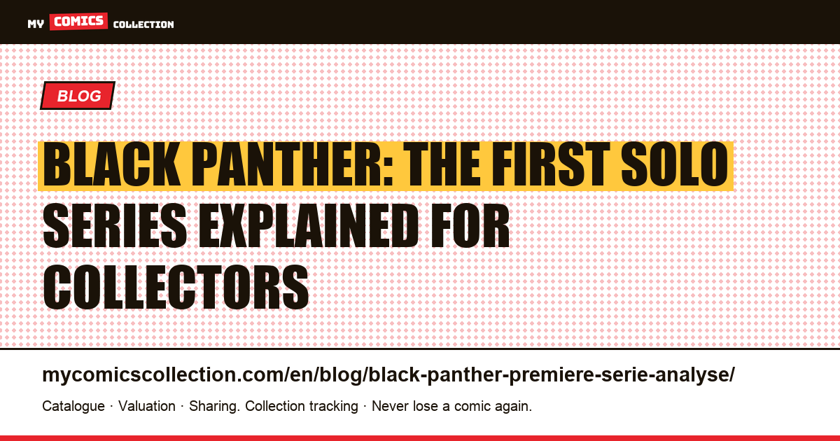 Black Panther: Analysis of the First Solo Series (Jungle Action & Kirby 1977) — article illustration