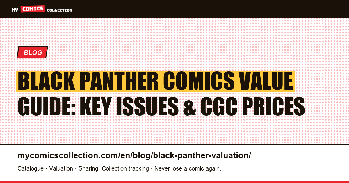 Black Panther Comics: What a Dated Listing Survey Shows — article illustration