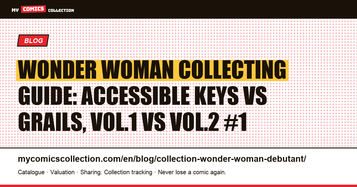 Beginner's guide to collecting Wonder Woman comics — article illustration