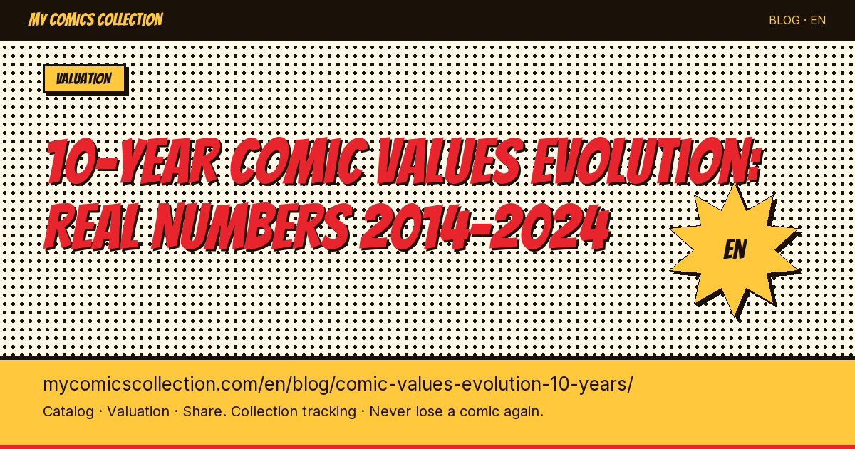 The 10-Year Evolution of Comic Values: The Real Numbers — article illustration