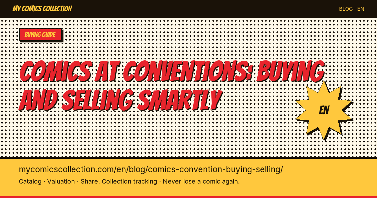 Comics at conventions: buying and selling smartly — article illustration