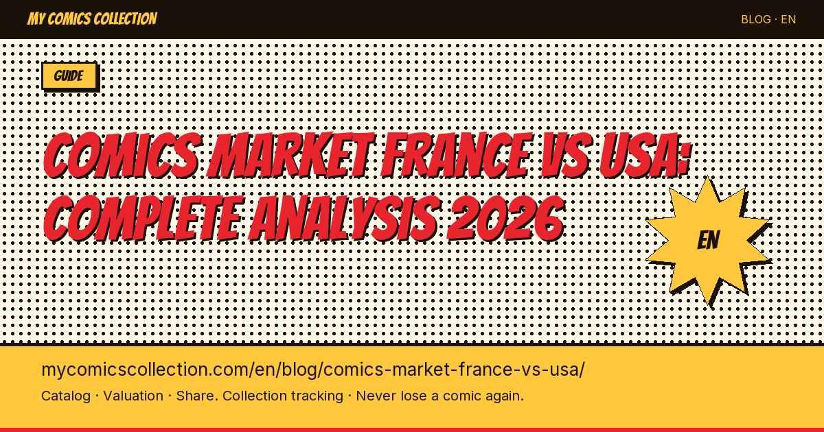 The Comics Market: France vs. USA in 2026 — article illustration