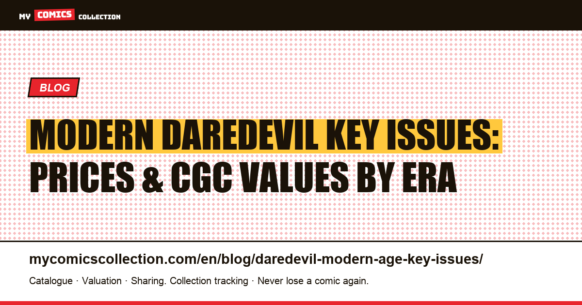 Modern Daredevil Key Issues: Complete Collector's Guide by Era (1998–2024) — article illustration