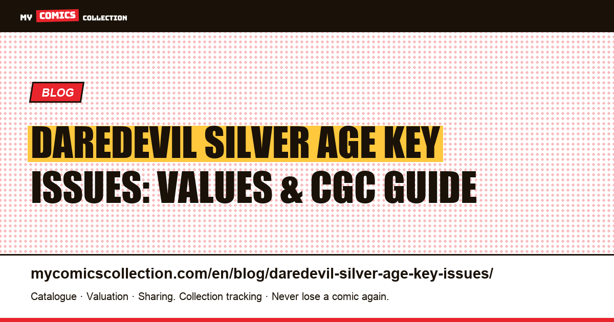 Daredevil Silver Age Key Issues: First Appearances, CGC Ratings & Collector Values — article illustration