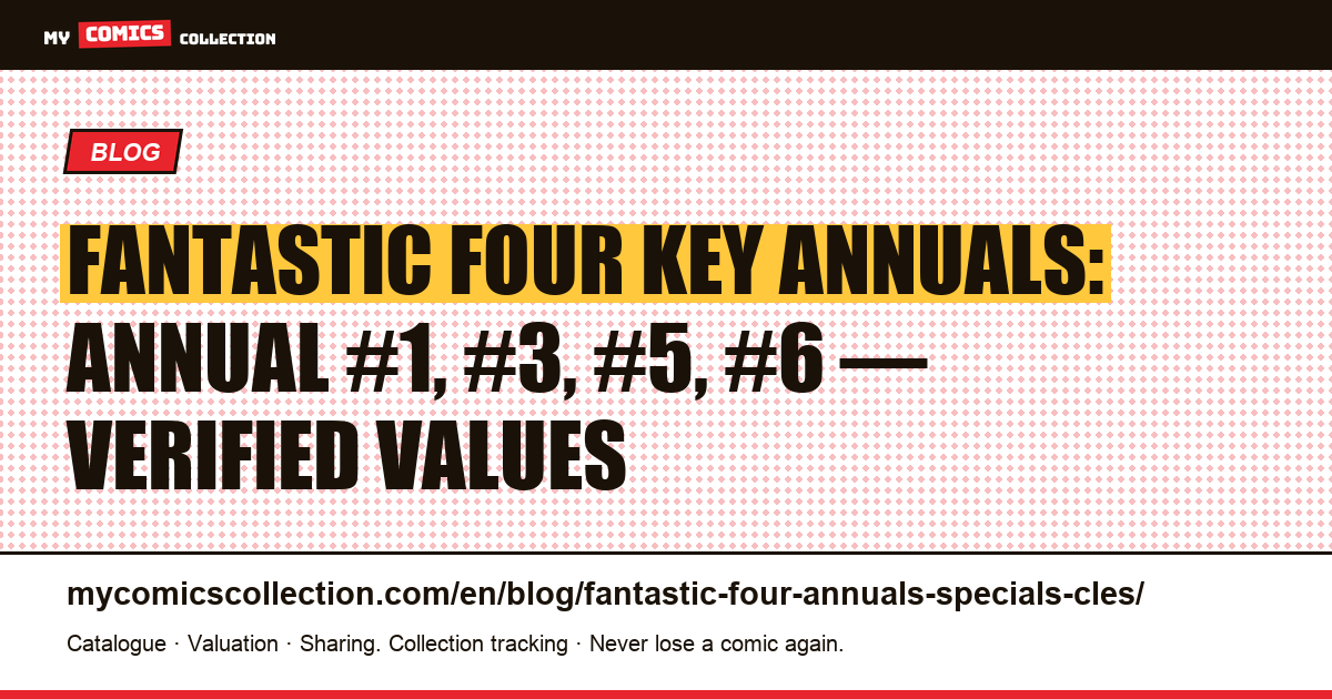 Fantastic Four: the key annuals and specials collectors need to know — article illustration