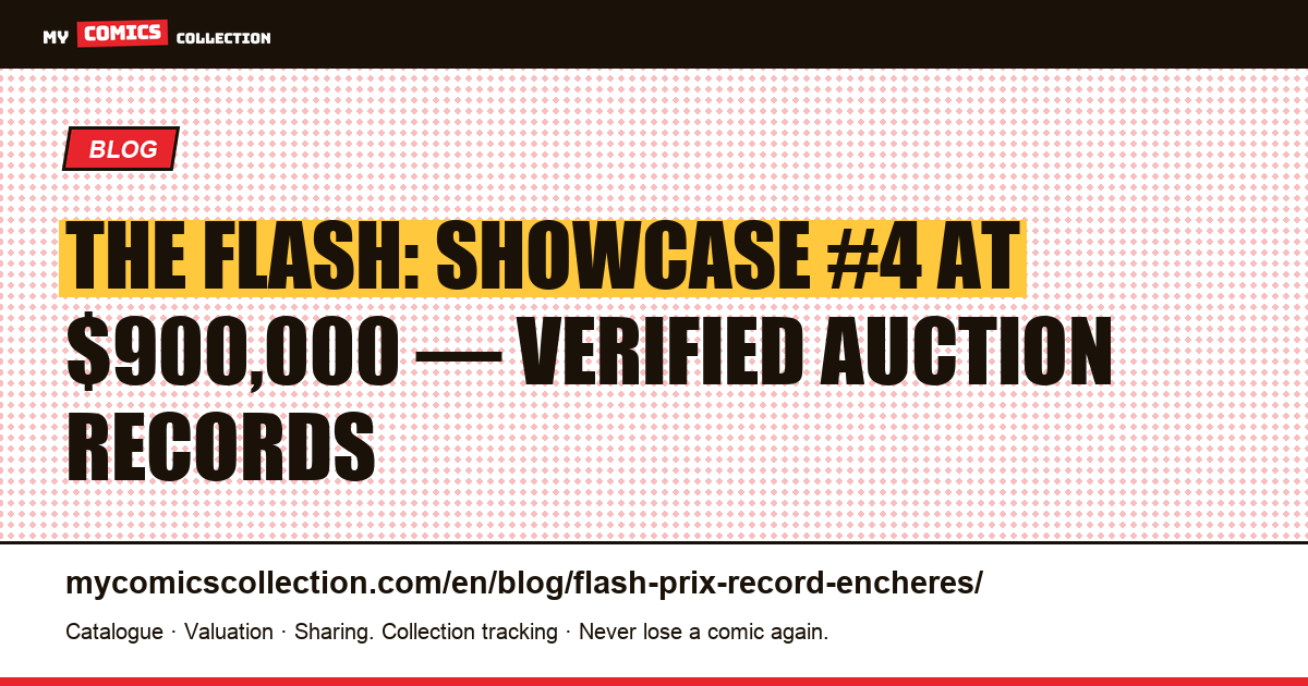 The Flash: the most expensive comics at auction — article illustration