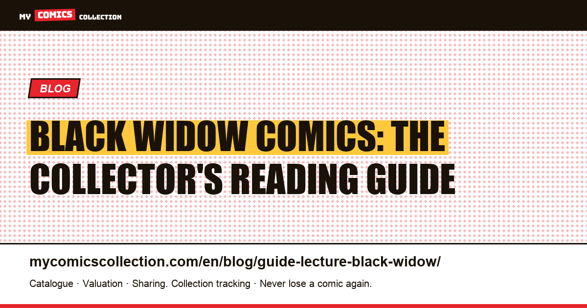 Black Widow comics: the reading guide for new collectors — article illustration
