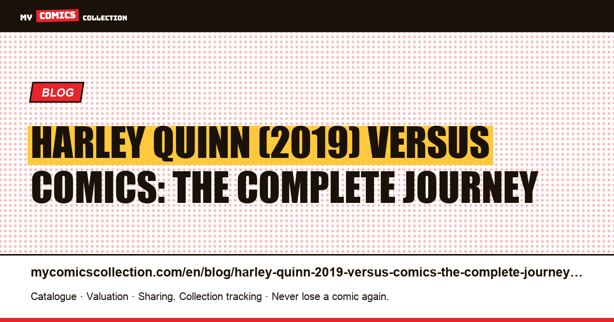 Harley Quinn (2019) versus comics: the complete journey — article illustration