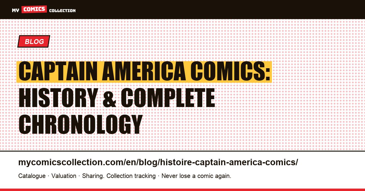 Captain America Comics: Origin, Complete Series Chronology & Key Issues (1941–2026) — article illustration