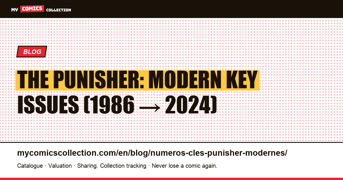 Modern Punisher Key Issues (1986 to Today) — article illustration