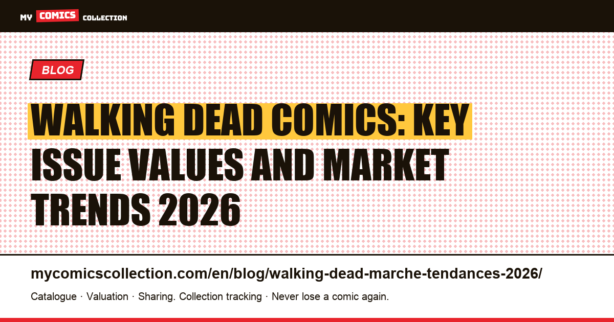 The Walking Dead: market trends and key issue values in 2026 — article illustration