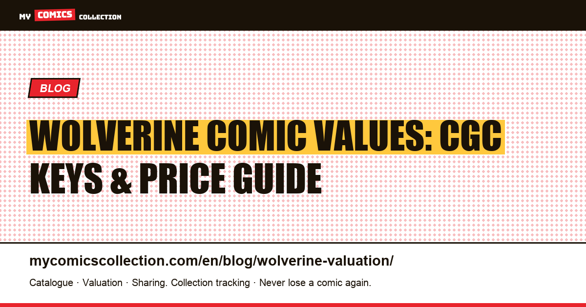 Wolverine Comic Book Valuation: CGC Key Issues & Market Prices — article illustration