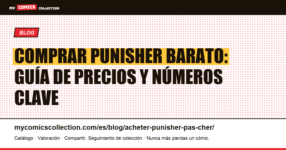 Comprar Punisher barato — ilustración del artículo