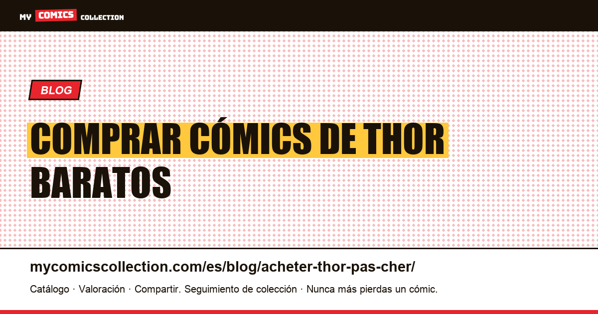 Comprar Thor barato — ilustración del artículo