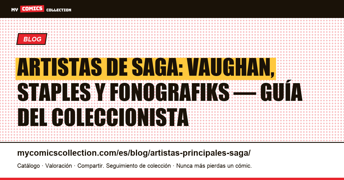 Artistas principales de Saga: el trío creador de la serie Image Comics — ilustración del artículo