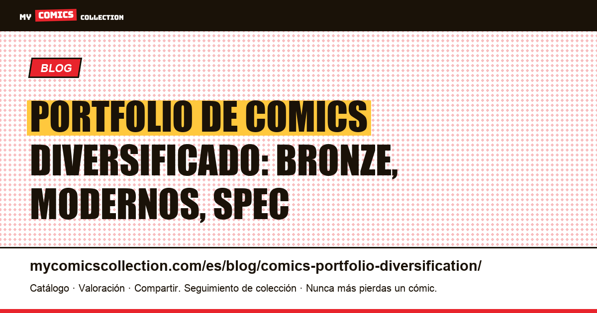 Diversificación de portfolio de comics: el método 40/40/20 — ilustración del artículo