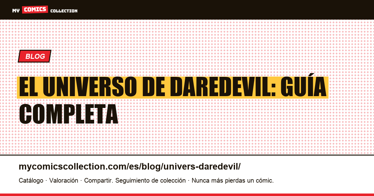 El universo de Daredevil — ilustración del artículo