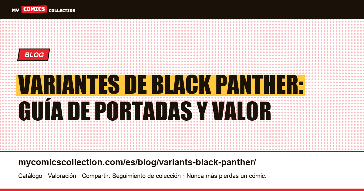 Variantes de Black Panther — ilustración del artículo