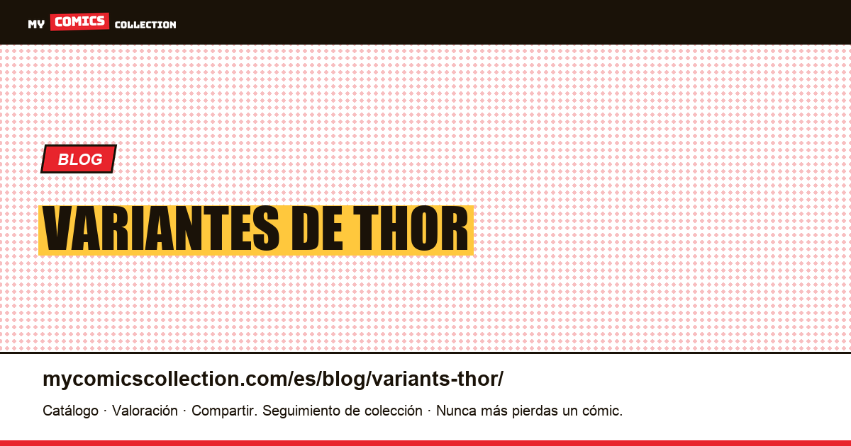 Variantes de Thor — ilustración del artículo