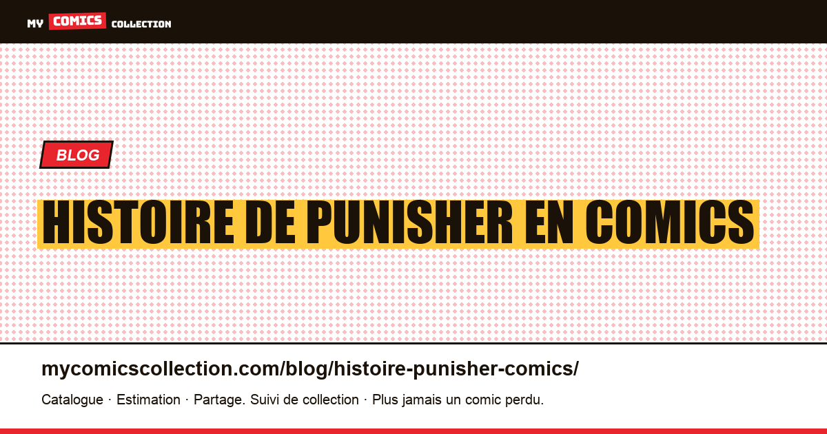Histoire de Punisher en comics — illustration article