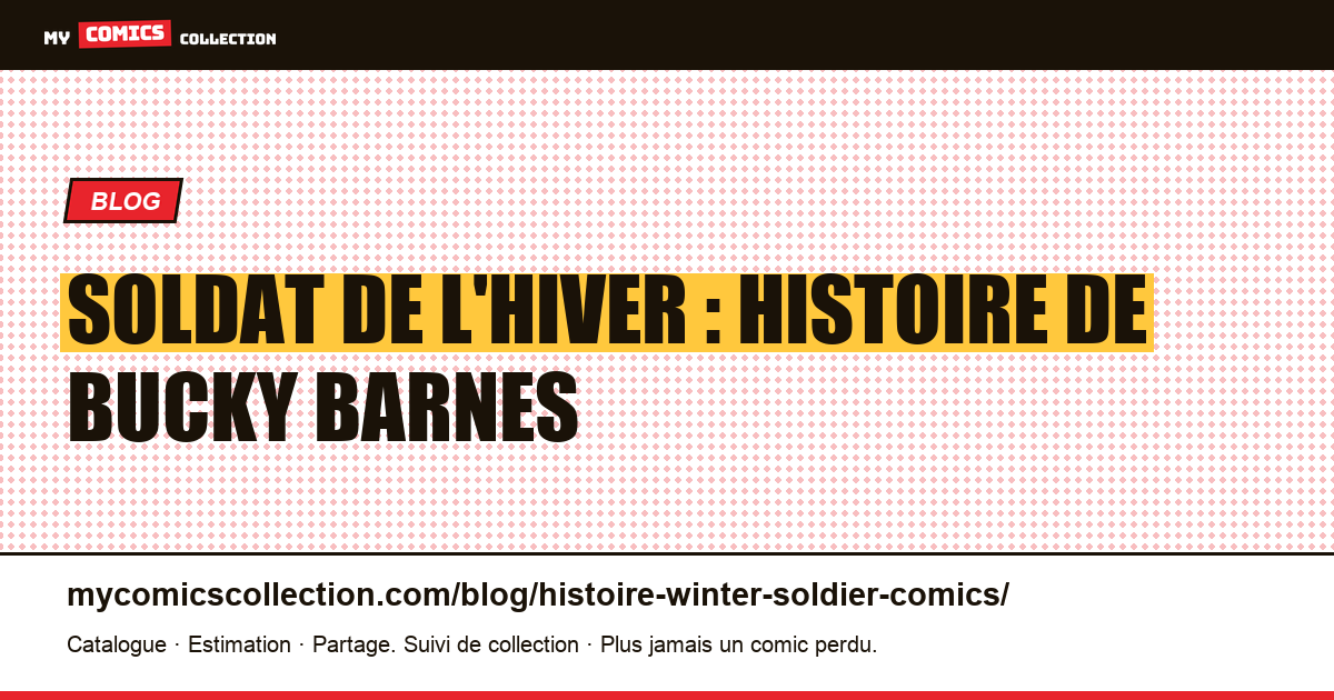 Soldat de l'Hiver : histoire de Bucky Barnes — illustration article