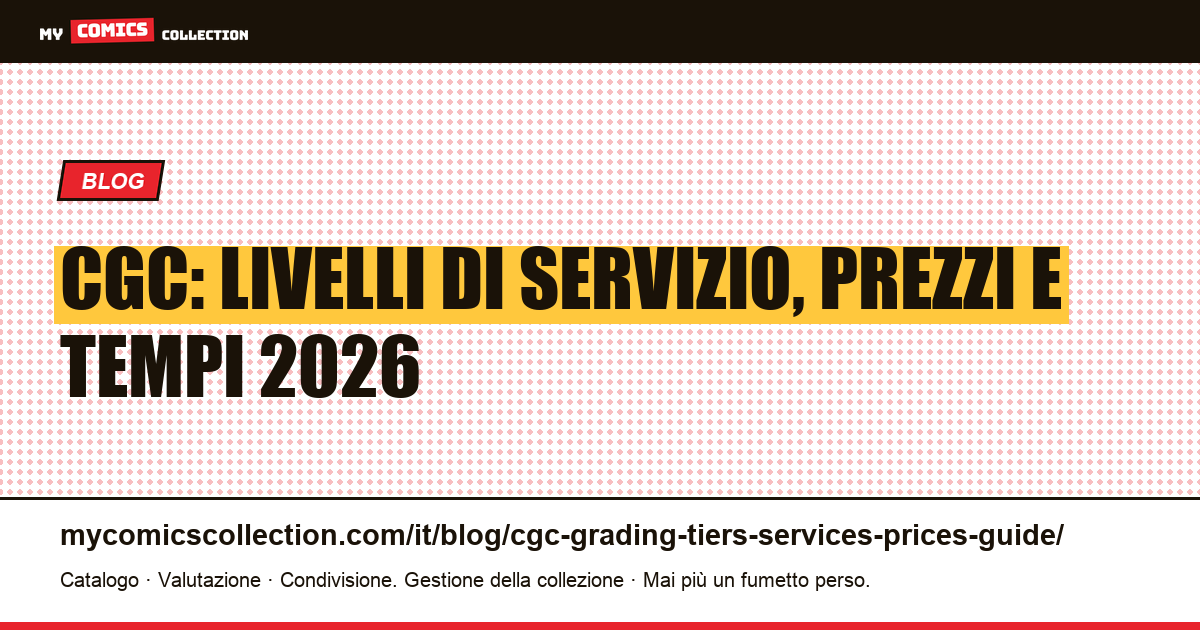 CGC: guida ai livelli di servizio, prezzi e tempi di attesa 2026 — illustrazione articolo