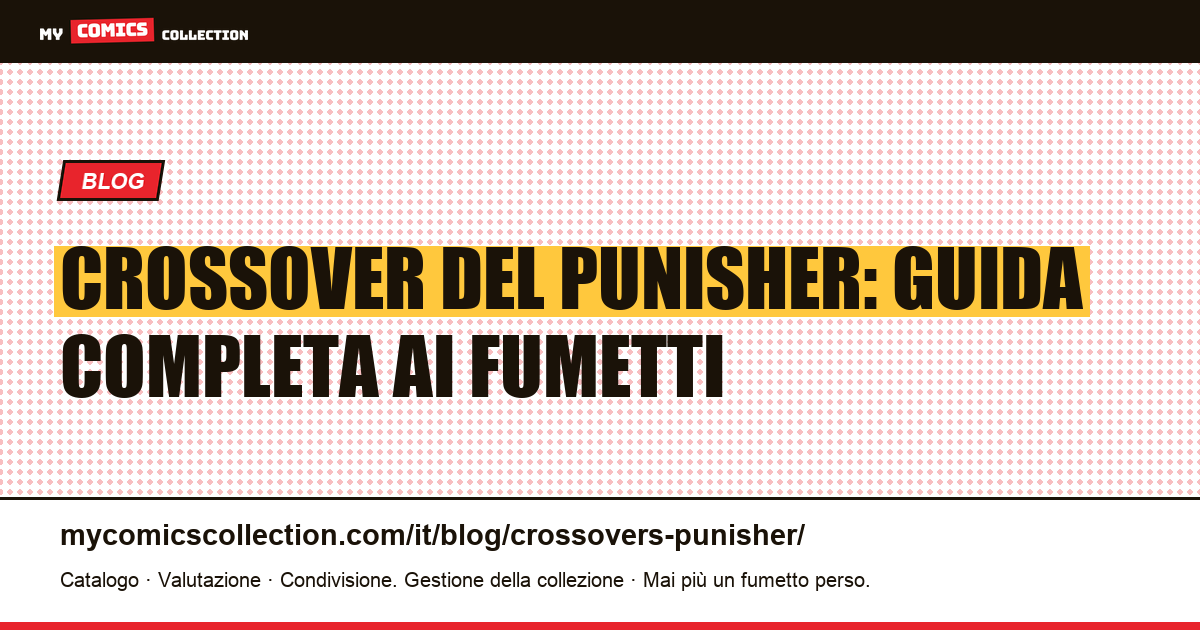 Crossover del Punisher — illustrazione articolo
