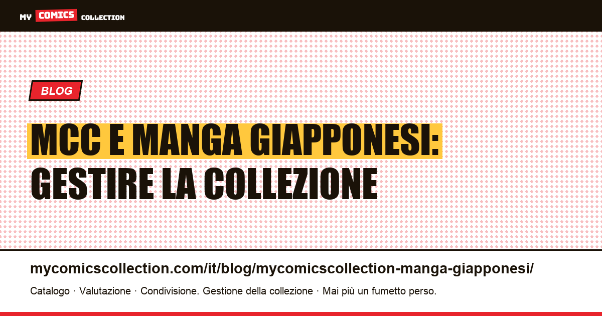 My Comics Collection e i manga giapponesi: cosa sa fare davvero — illustrazione articolo