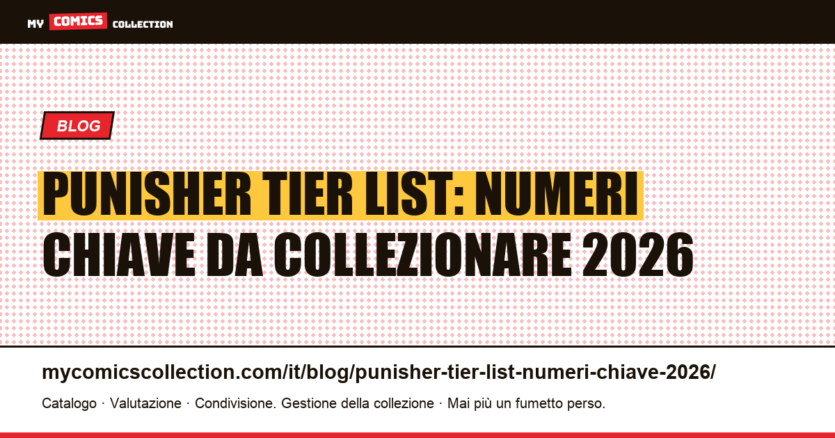 Punisher tier list: i numeri chiave 2026 — illustrazione articolo