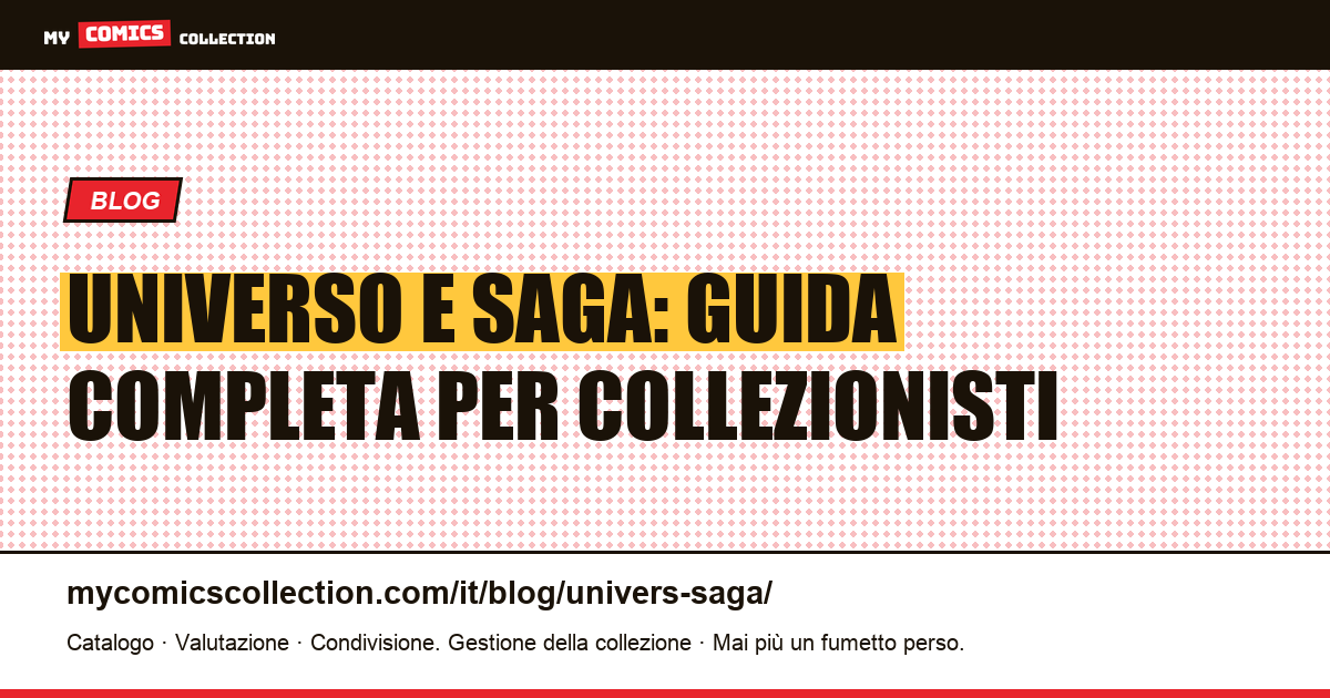 Universo e Saga — illustrazione articolo