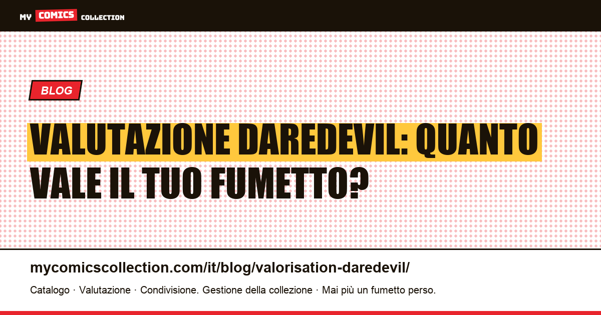 Valutazione Daredevil — illustrazione articolo