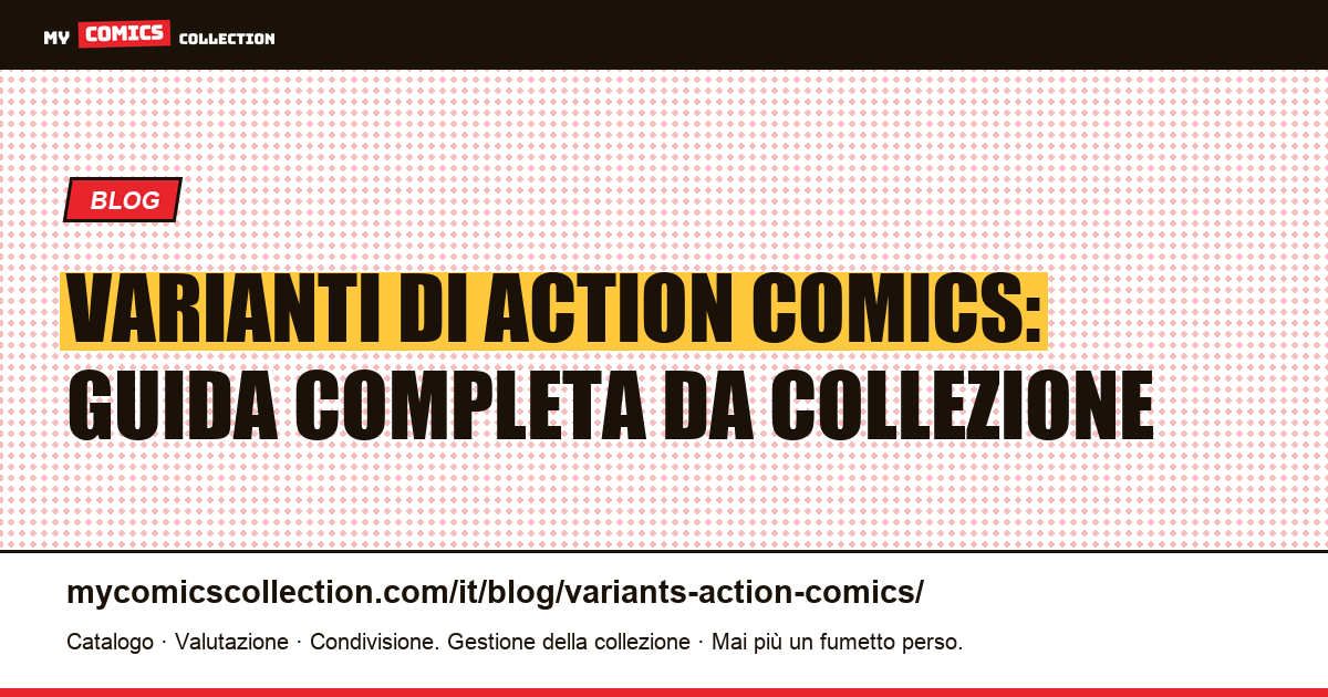 Varianti di Action Comics — illustrazione articolo