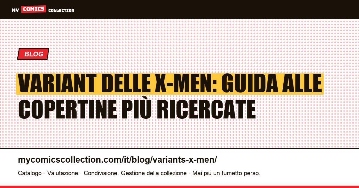 Variant delle X-Men — illustrazione articolo
