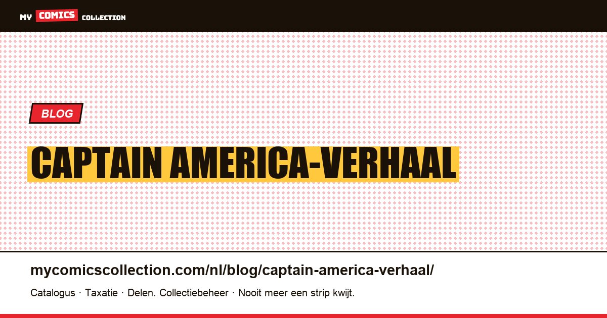 Captain America-verhaal — artikelillustratie