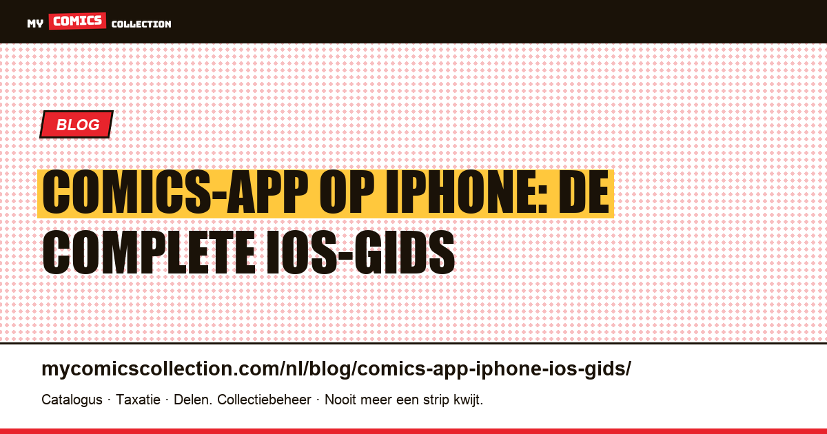 Comics-app op iPhone: de complete iOS-gids — artikelillustratie