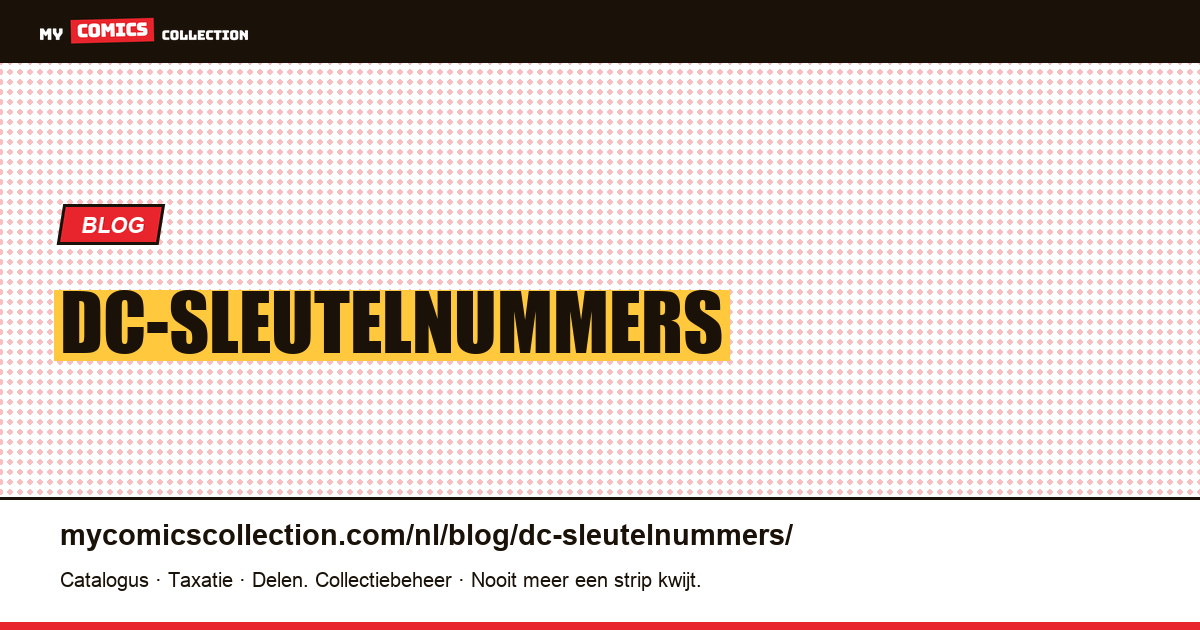 DC-sleutelnummers — artikelillustratie