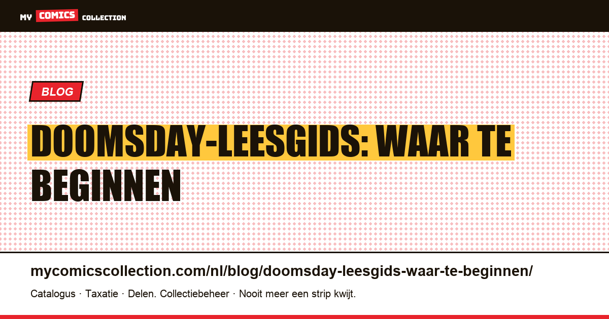 Doomsday-leesgids: waar te beginnen — artikelillustratie