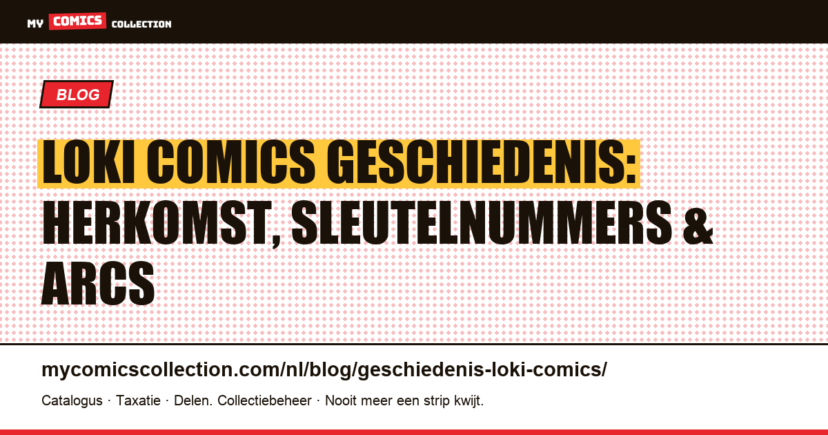 De geschiedenis van Loki in comics — artikelillustratie