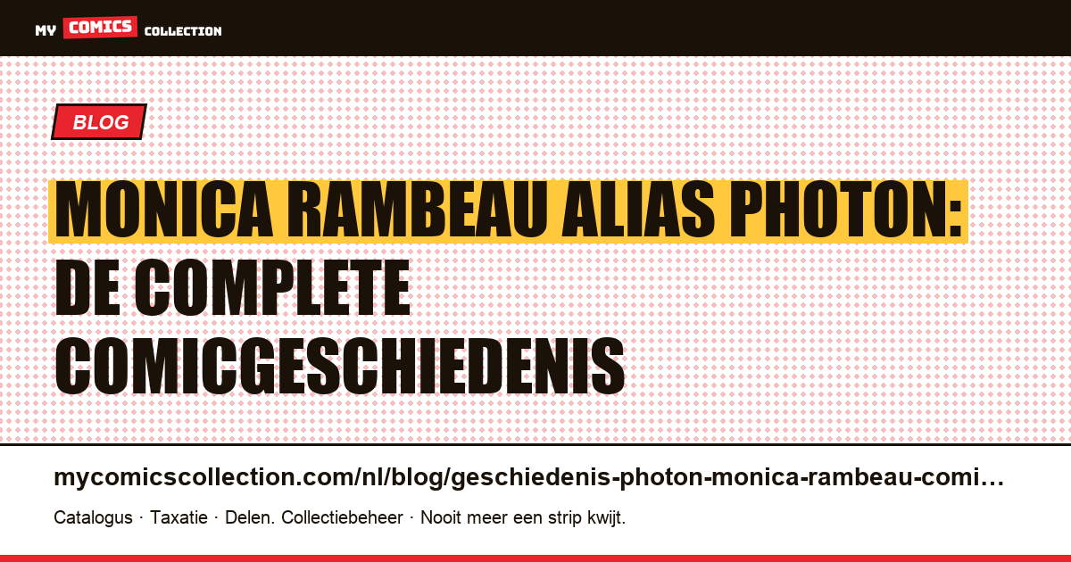 De geschiedenis van Monica Rambeau in comics — artikelillustratie