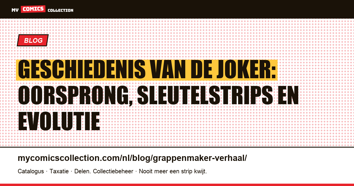 Geschiedenis van de Joker: oorsprong, sleutelstrips en evolutie — artikelillustratie