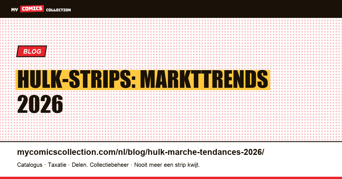 Hulk-strips: Markttrends 2026 — artikelillustratie