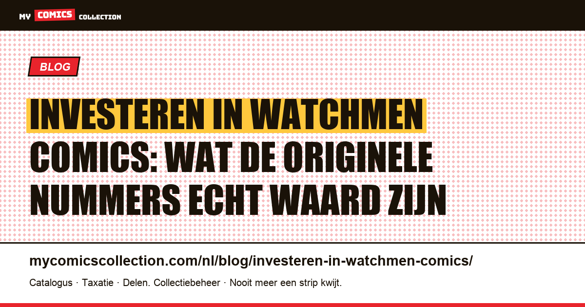 Investeren in Watchmen: koersen, liquiditeit en marktrealiteit — artikelillustratie