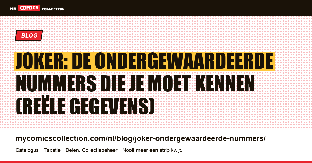 Joker: de ondergewaardeerde nummers die je moet kennen — artikelillustratie
