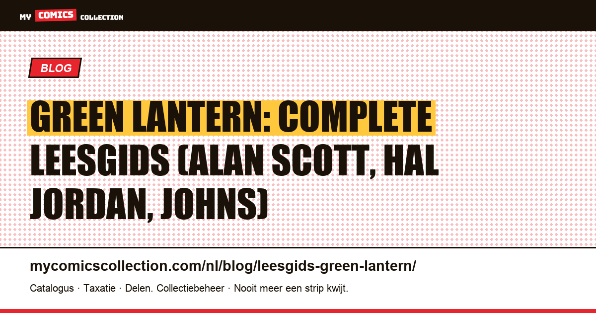 Green Lantern: leesgids om te beginnen en te verdiepen — artikelillustratie