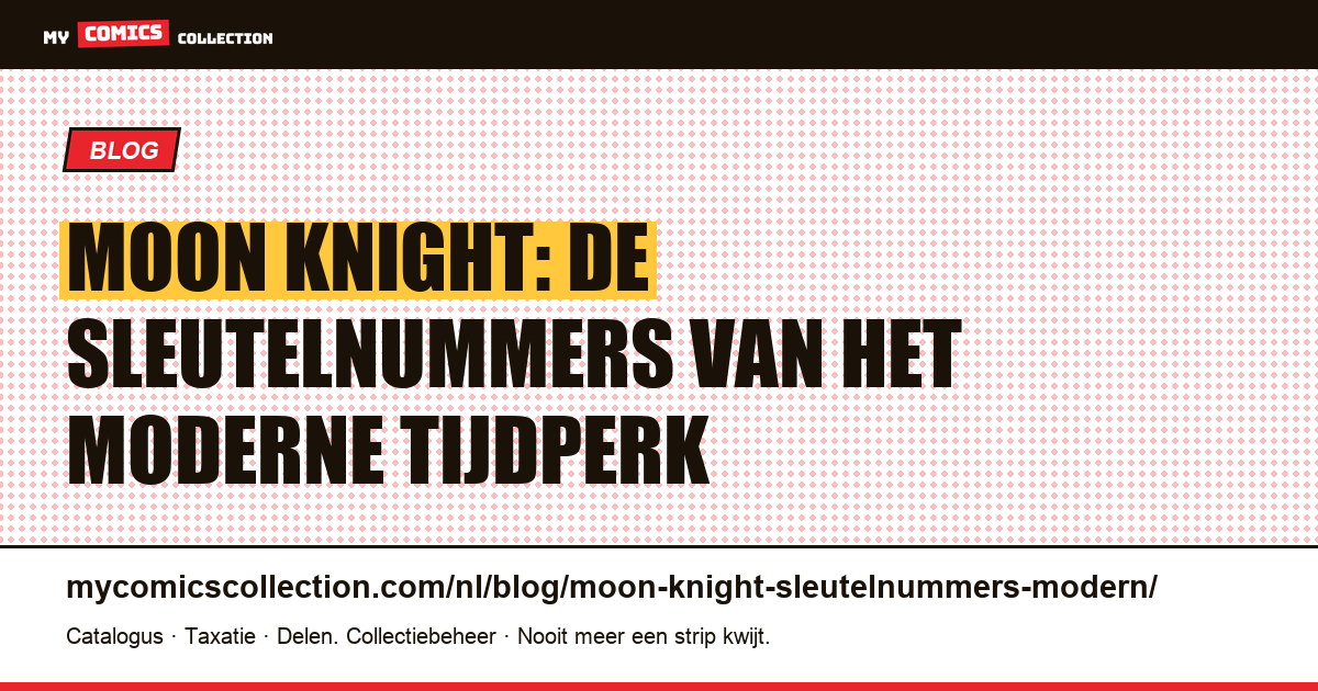 Moderne sleutelnummers van Moon Knight: Ellis, Lemire, MacKay — artikelillustratie