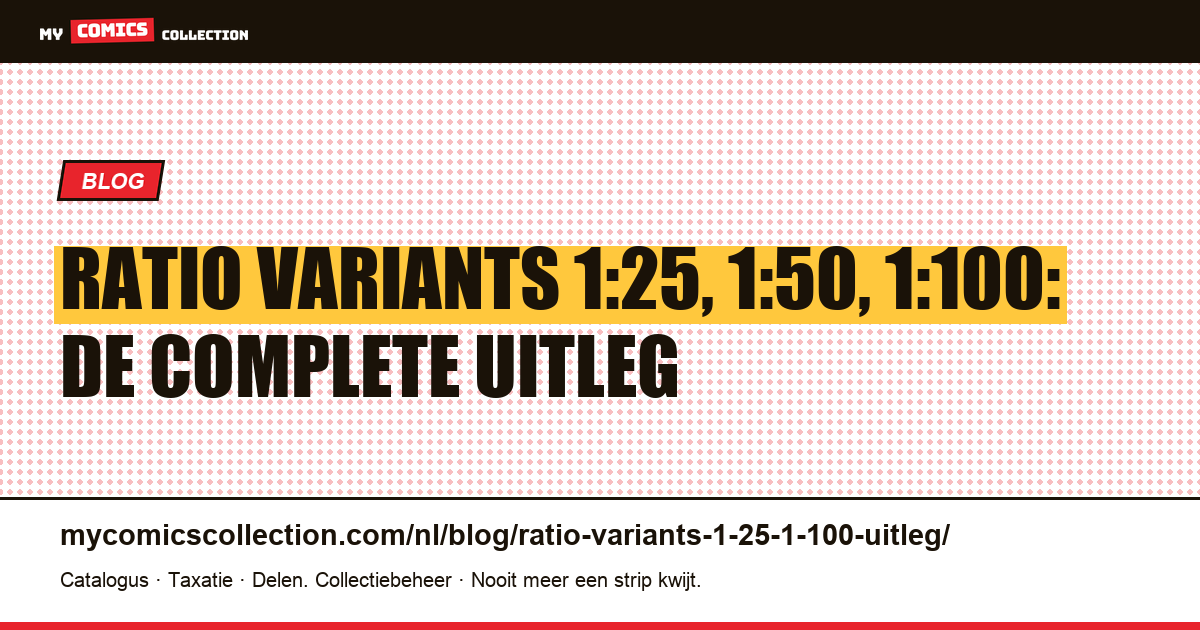 Ratio variants 1:25, 1:50, 1:100: hoe ze werken en wat ze waard zijn — artikelillustratie