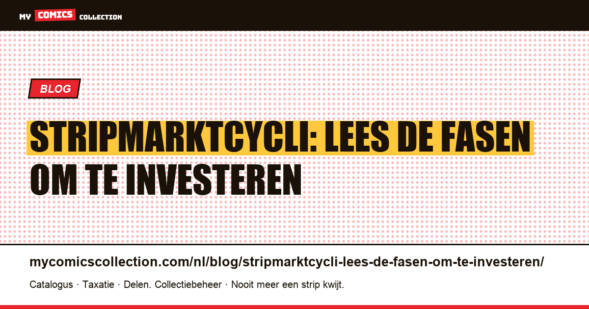 Stripmarktcycli: lees de fasen om te investeren — artikelillustratie