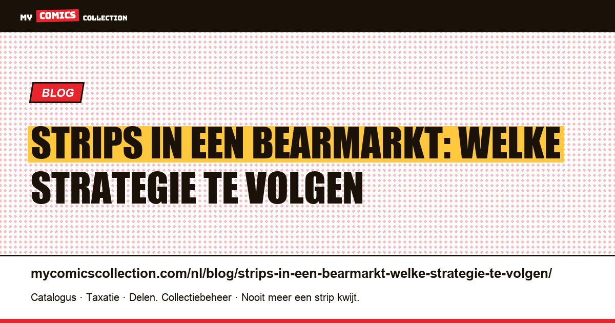 Strips in een bearmarkt: welke strategie te volgen — artikelillustratie