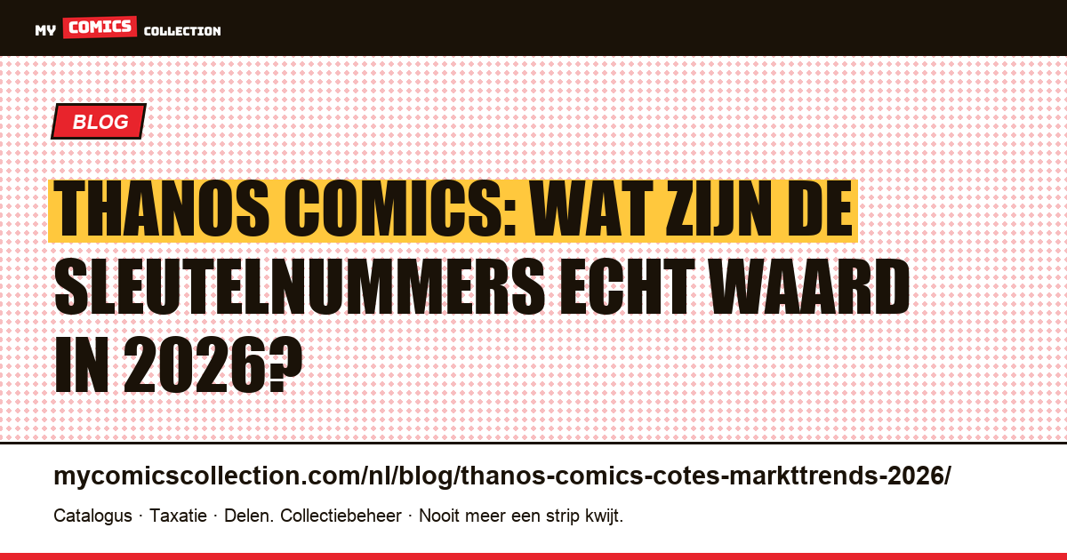 Thanos in 2026: reële cotes en markttrends — artikelillustratie